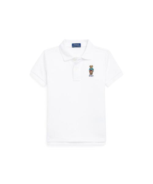 Polo ベア コットン メッシュ ポロシャツ
