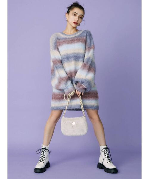 【完売品】EVRIS ボリュームファーバッグ EVRIS（エヴリス）の「ボリュームファーバッグ（ショルダー