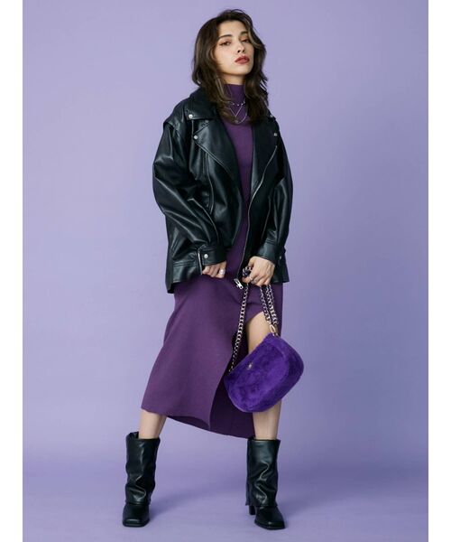 【完売品】EVRIS ボリュームファーバッグ EVRIS（エヴリス）の「ボリュームファーバッグ（ショルダー
