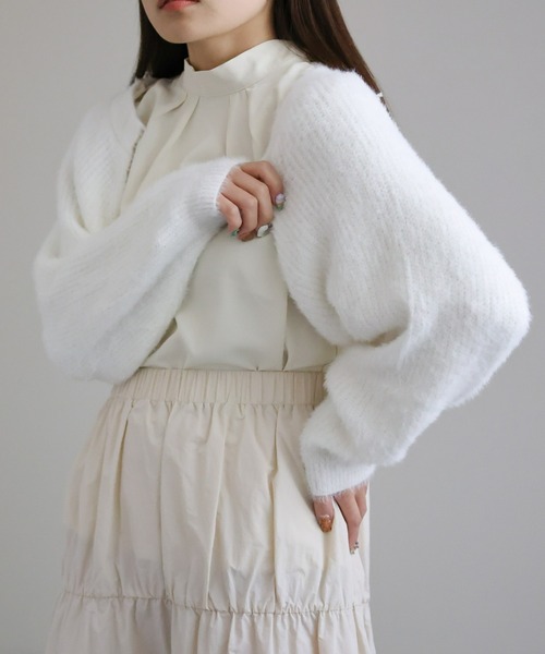 sakishimatokyo(サキシマトーキョー)の「シャギーボレロ(カーディガン/ボレロ・レディース・ホワイト系その他/ライトグリーン/ベージュ/グレー/ブラック/ライトブルー・FREE)」の22枚目の写真