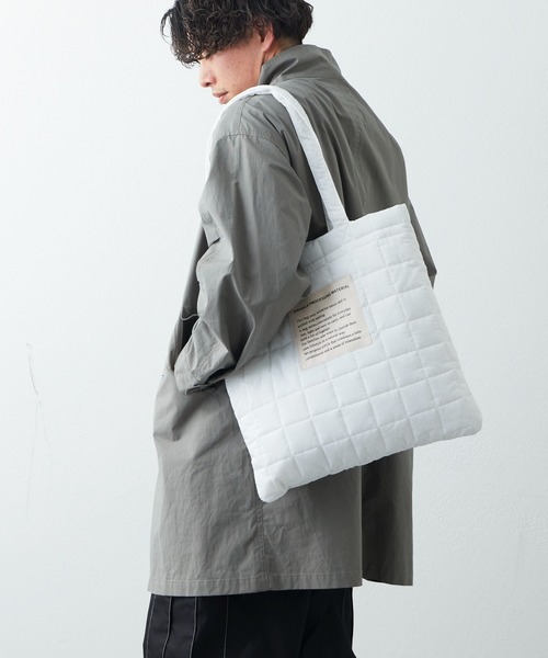CIAOPANIC TYPY（チャオパニックティピー）の「ナイロンキルティングトート（トートバッグ・メンズ・ブルー/ホワイト/ブラック/ブラウン/チャコールグレー・ONE SIZE）」の7枚目の写真