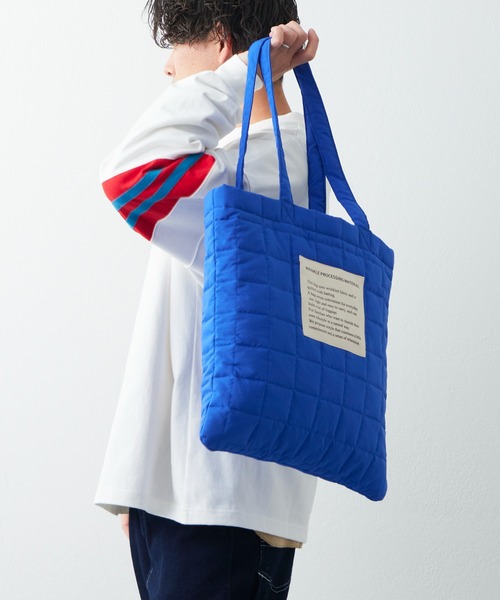CIAOPANIC TYPY（チャオパニックティピー）の「ナイロンキルティングトート（トートバッグ・メンズ・ブルー/ホワイト/ブラック/ブラウン/チャコールグレー・ONE SIZE）」の10枚目の写真