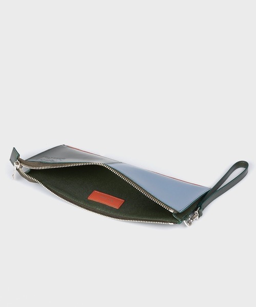Paul Smith(ポールスミス)の「ジオメトリックカラーブロック スリムポーチ / 843424 P012(ポーチ・メンズ・ブラック/イエロー/ブルー・FREE)」の5枚目の写真