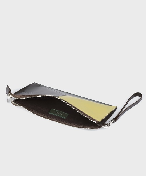 Paul Smith(ポールスミス)の「ジオメトリックカラーブロック スリムポーチ / 843424 P012(ポーチ・メンズ・ブラック/イエロー/ブルー・FREE)」の11枚目の写真