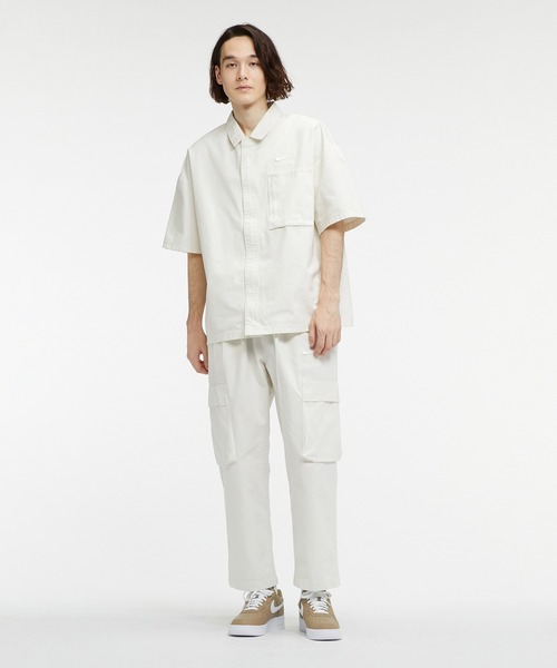 NIKE（ナイキ）の「ナイキ スポーツウェア エア メンズ ウーブン オーバーシャツ トップ / Nike Sportswear Air
