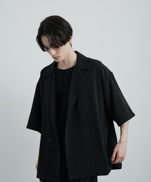 JUNRED（ジュンレッド）の「ライトドレスダブルデザインシャツ（シャツ/ブラウス・メンズ・ブラック/スミクロ/ベージュ系その他2・L/M/S）」の7枚目の写真