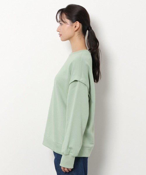 mysty woman(ミスティウーマン)の「スリーブスリット裏毛プルオーバー 190980(Tシャツ/カットソー・レディース・オフホワイト/ライトベージュ/ピンク/ライトグリーン・FREE)」の15枚目の写真