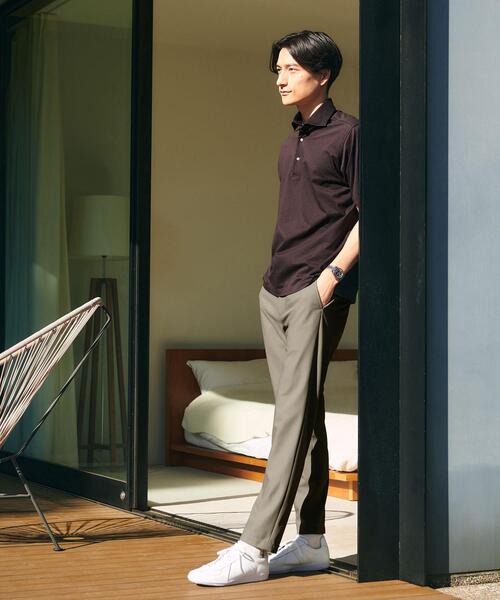 GREEN LABEL RELANING カジュアルパンツ 七分丈 グレー nr7710-03_1.jpg