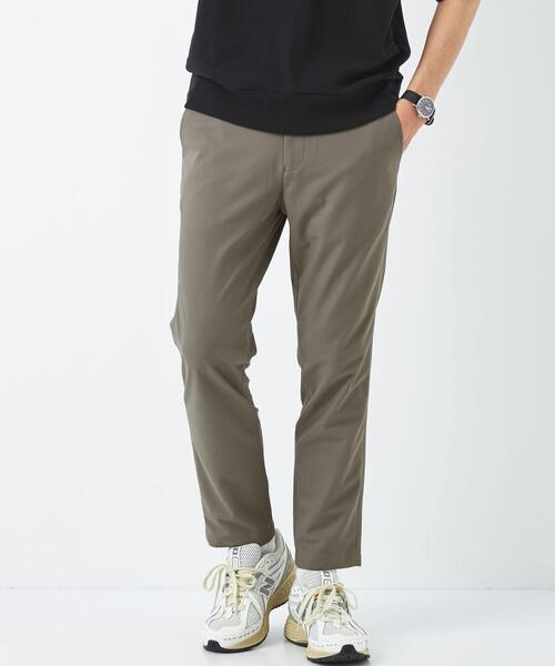 green label relaxing（グリーンレーベルリラクシング）の「トリコットツイル ナロー ユーティリティ パンツ 9分丈 -ストレッチ・吸水速乾-（その他パンツ・メンズ・ダークグリーン/ベージュ/ネイビー・XS/S/M/L/XL）」の12枚目の写真