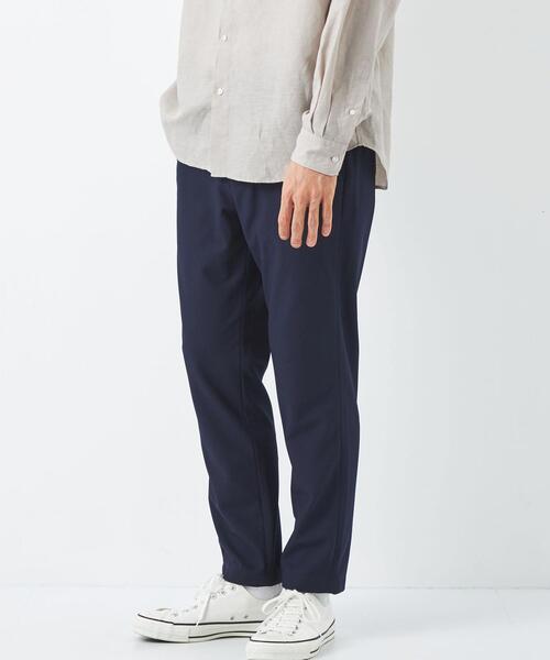 green label relaxing（グリーンレーベルリラクシング）の「トリコットツイル ナロー ユーティリティ パンツ 9分丈 -ストレッチ・吸水速乾-（その他パンツ・メンズ・ダークグリーン/ベージュ/ネイビー・XS/S/M/L/XL）」の16枚目の写真