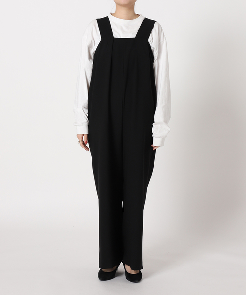 JOURNAL STANDARD（ジャーナルスタンダード）の「タックオールインワン（つなぎ/オールインワン・レディース・ブラック・36/38）」の9枚目の写真