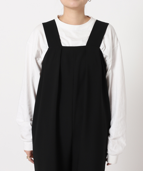 JOURNAL STANDARD（ジャーナルスタンダード）の「タックオールインワン（つなぎ/オールインワン・レディース・ブラック・36/38）」の12枚目の写真