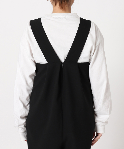 JOURNAL STANDARD（ジャーナルスタンダード）の「タックオールインワン（つなぎ/オールインワン・レディース・ブラック・36/38）」の13枚目の写真