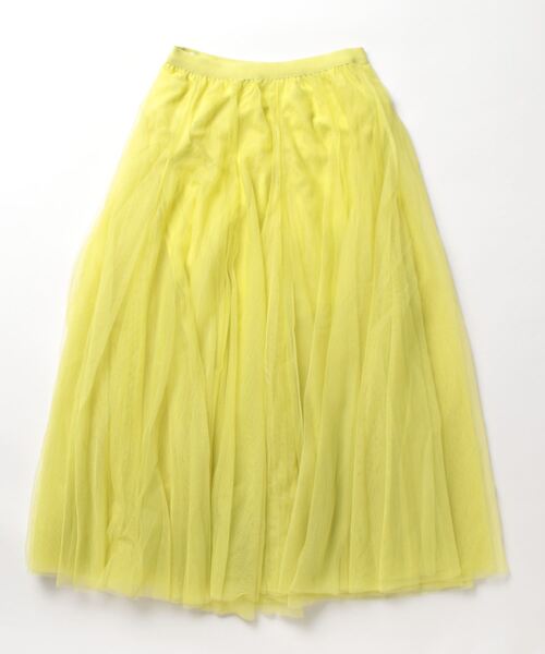 Narcissus（ナルシス）の「【Narcissus】プリーツシアースカート（スカート・レディース・ライム/ブルー・FREE）」の7枚目の写真
