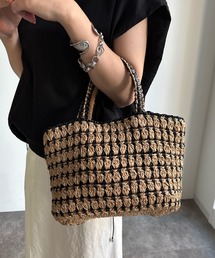 【WEB限定】サテンリボン編み込みトート