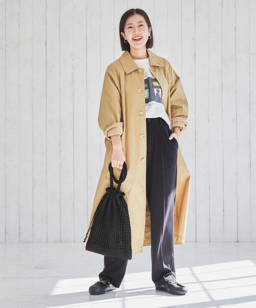 coen（コーエン）の「2WAYニットトートバッグ（トートバッグ・レディース・ブラック/ライトブルー・FREE）」の11枚目の写真