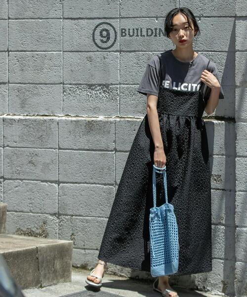 coen（コーエン）の「2WAYニットトートバッグ（トートバッグ・レディース・ブラック/ライトブルー・FREE）」の22枚目の写真