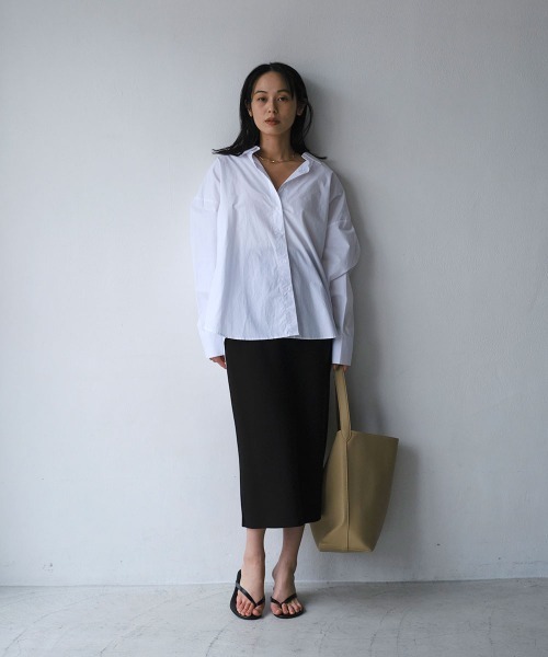 marjour（マージュール）の「STRETCH NARROW SKIRT（スカート・レディース・チャコールグレー/ブラック・M）」の20枚目の写真
