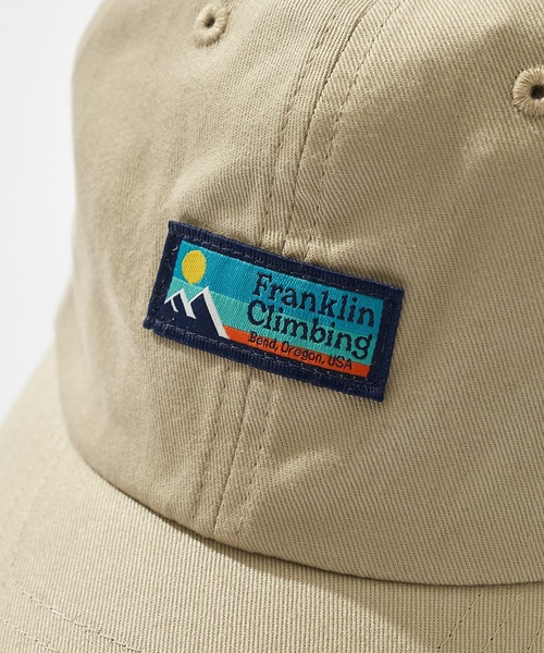 Franklin Climbing（フランクリンクライミング）の「【Franklin Climbing】ツイルロゴキャップ（キャップ・レディース・バイオレット/ベージュ/グリーン/ブラック・ONE SIZE）」の7枚目の写真
