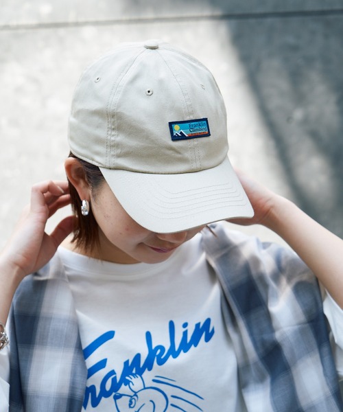 Franklin Climbing（フランクリンクライミング）の「【Franklin Climbing】ツイルロゴキャップ（キャップ・レディース・バイオレット/ベージュ/グリーン/ブラック・ONE SIZE）」の13枚目の写真