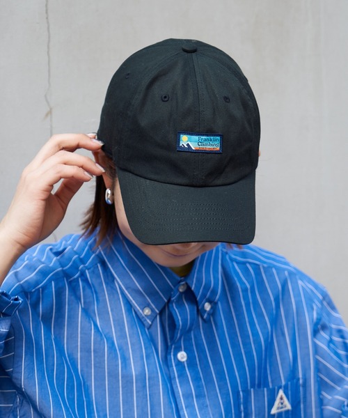 Franklin Climbing（フランクリンクライミング）の「【Franklin Climbing】ツイルロゴキャップ（キャップ・レディース・バイオレット/ベージュ/グリーン/ブラック・ONE SIZE）」の21枚目の写真