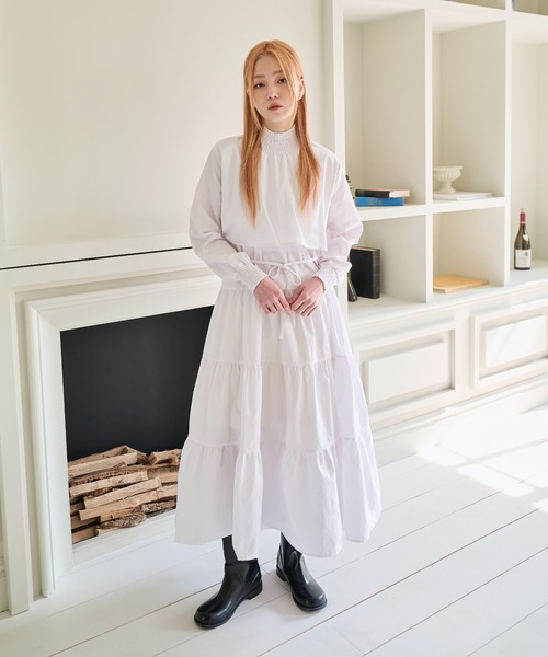 ルネ♡リネンティアードワンピース