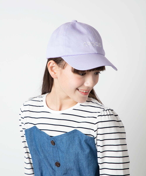 a.v.v（アーヴェヴェ）の「[KIDS]ロゴキャップ（キャップ・キッズ・アイボリー/ライトパープル/ブラック・ONESIZE）」の15枚目の写真