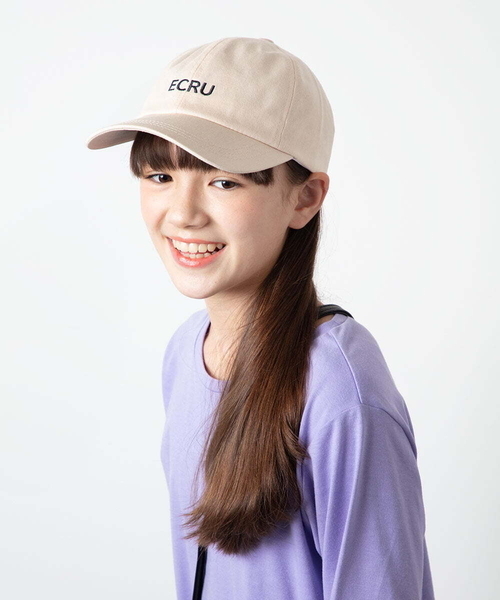 a.v.v（アーヴェヴェ）の「[KIDS]ロゴキャップ（キャップ・キッズ・アイボリー/ライトパープル/ブラック・ONESIZE）」の16枚目の写真