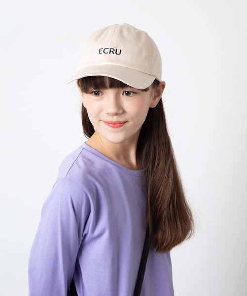 a.v.v（アーヴェヴェ）の「[KIDS]ロゴキャップ（キャップ・キッズ・アイボリー/ライトパープル/ブラック・ONESIZE）」の17枚目の写真