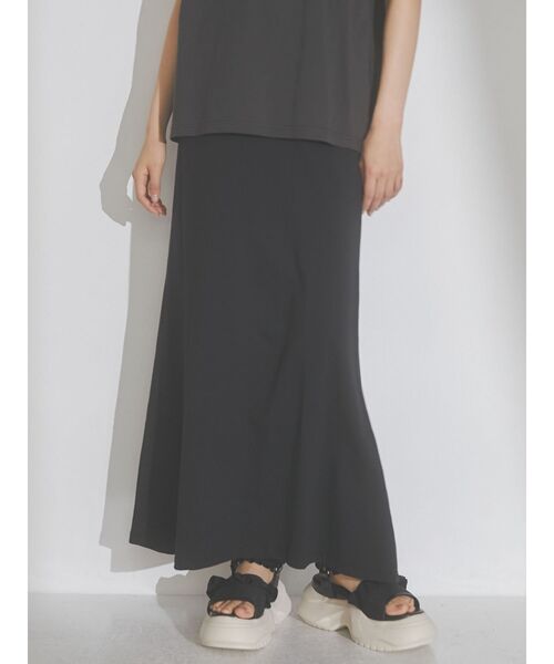 merry jenny(メリージェニー)の「flare cotton skirt(スカート・レディース・ブラック/オフホワイト/オレンジ・FREE)」の13枚目の写真