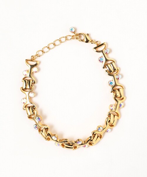 Ray BEAMS（レイビームス）の「Ray BEAMS / デッドストック ゴールド チェーン ブレスレット（ブレスレット・レディース・ゴールド・ONE SIZE）」の3枚目の写真