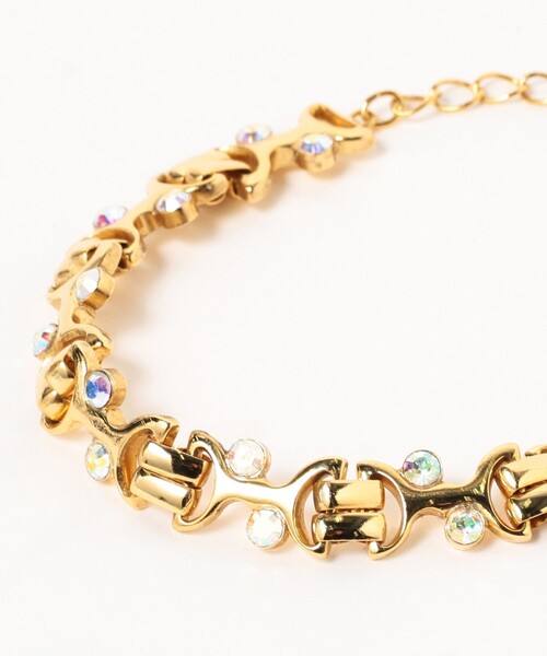 Ray BEAMS（レイビームス）の「Ray BEAMS / デッドストック ゴールド チェーン ブレスレット（ブレスレット・レディース・ゴールド・ONE SIZE）」の4枚目の写真