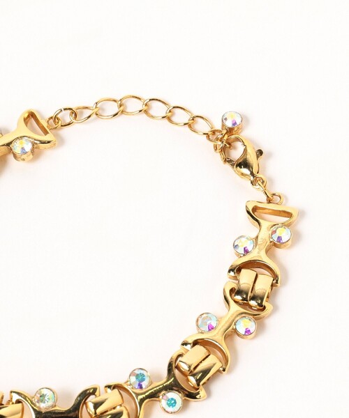 Ray BEAMS（レイビームス）の「Ray BEAMS / デッドストック ゴールド チェーン ブレスレット（ブレスレット・レディース・ゴールド・ONE SIZE）」の2枚目の写真