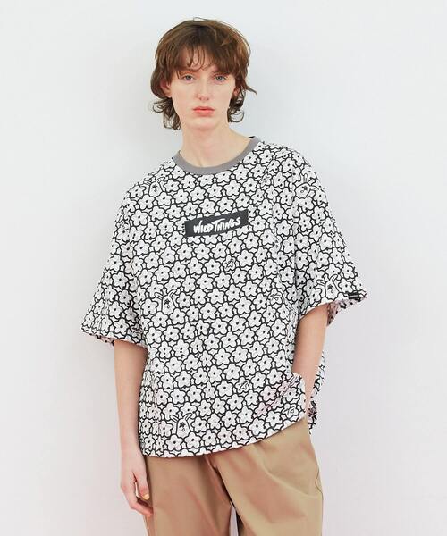 FRAPBOIS（フラボア）の「グラフィックT（Tシャツ/カットソー・レディース・ブラック系その他/マルチ・2/1）」の2枚目の写真