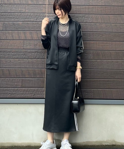 Green　Parks（グリーンパークス）の「メッシュ編みニットプルオーバー（ニット/セーター・レディース・オレンジ/ダークグレー/ナチュラル・FREE）」の9枚目の写真