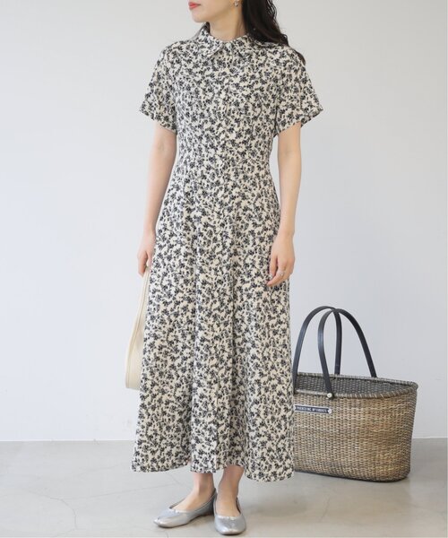 RAY CASSIN（レイカズン）の「フラワーアソートシャツワンピース（シャツワンピース・レディース・ブラック系/ブルー系/オフホワイト・FREE）」の8枚目の写真