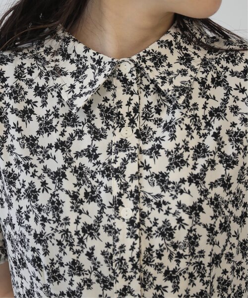 RAY CASSIN（レイカズン）の「フラワーアソートシャツワンピース（シャツワンピース・レディース・ブラック系/ブルー系/オフホワイト・FREE）」の11枚目の写真