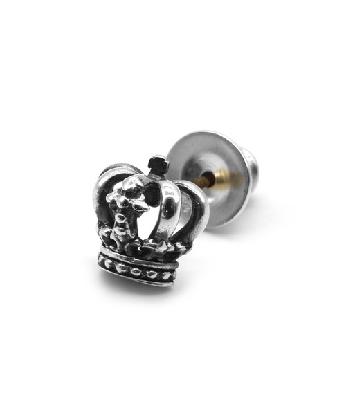 LION HEART(ライオンハート)の「LH HOWL クラウンスタッズピアス/シルバー925(ピアス(片耳用)・メンズ・シルバー・ONE SIZE)」の2枚目の写真