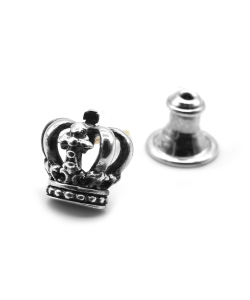 LION HEART(ライオンハート)の「LH HOWL クラウンスタッズピアス/シルバー925(ピアス(片耳用)・メンズ・シルバー・ONE SIZE)」の7枚目の写真