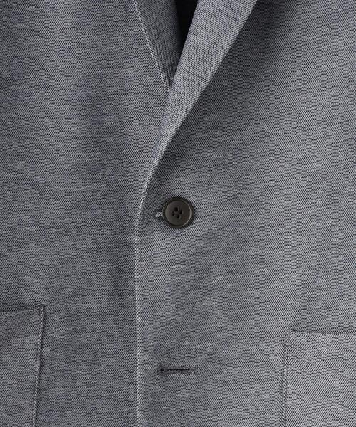 green label relaxing（グリーンレーベルリラクシング）の「ポリエステル ジャージ カノコ 2B ジャケット -ウォッシャブル・ストレッチ・防シワ・吸水速乾-（テーラードジャケット・メンズ・ネイビー/グレー/ロイヤルブルー・XS/S/M/L/XL）」の19枚目の写真