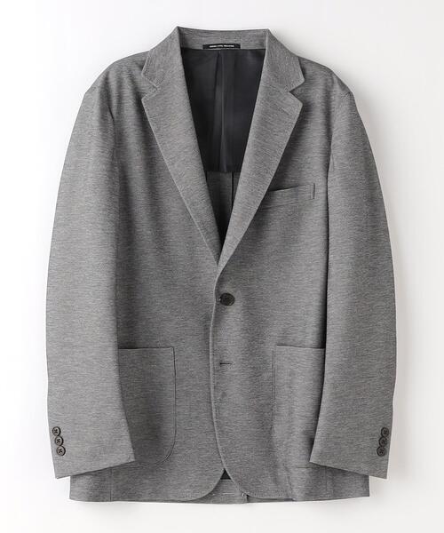 green label relaxing（グリーンレーベルリラクシング）の「ポリエステル ジャージ カノコ 2B ジャケット -ウォッシャブル・ストレッチ・防シワ・吸水速乾-（テーラードジャケット・メンズ・ネイビー/グレー/ロイヤルブルー・XS/S/M/L/XL）」の20枚目の写真