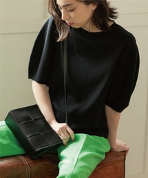 OPAQUE.CLIP | アイスタッチ パフスリーブニット【洗濯機洗い可/接触冷感/UV/アンチピリング】(ニット/セーター)