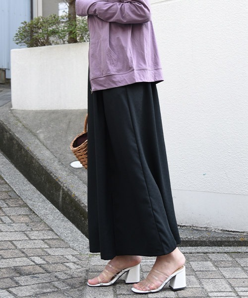 and it_(アンドイット)の「リネンライクスリット入りスカーチョ(その他パンツ・レディース・ライトグリーン/ブラック/キャメル/ベージュ・M/L)」の11枚目の写真