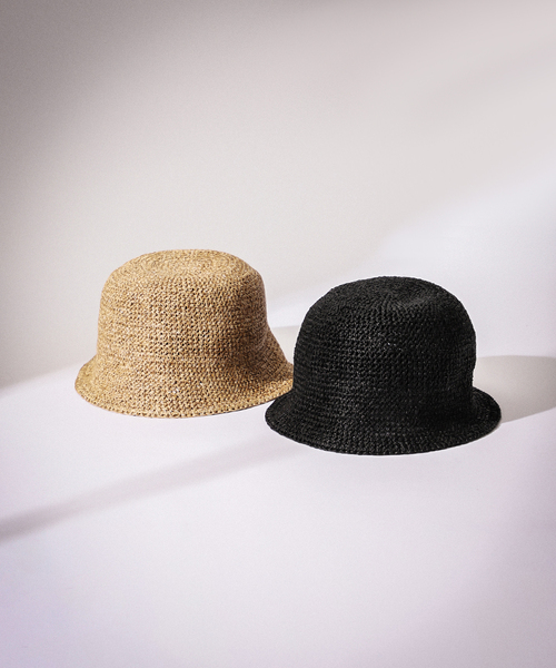 セール】【RACAL / ラカル】 Paper Fiber Knit Tulip Hat