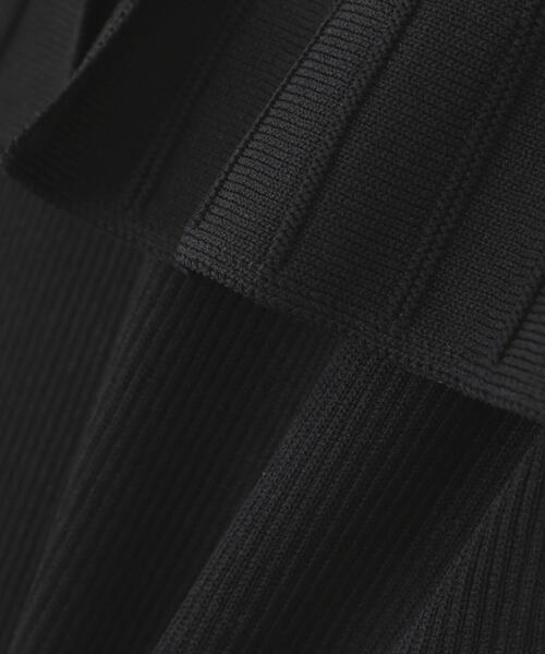 PROPORTION BODY DRESSING（プロポーションボディドレッシング）の「オープンショルダーマーメイドニットワンピース / 1213240500（ワンピース・レディース・ピンク/グレー/ブラック・SMALL/MEDIUM）」の4枚目の写真