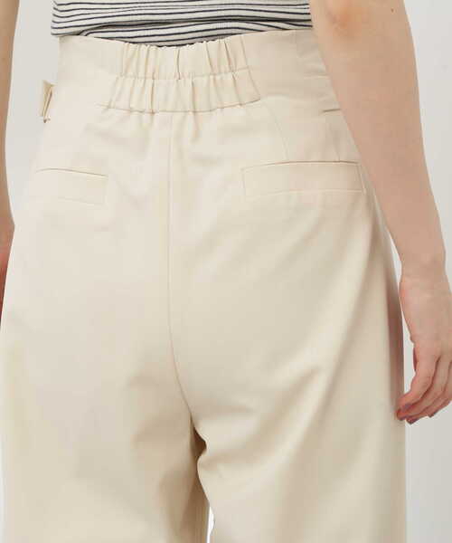 N.(N. Natural Beauty Basic)(エヌエヌナチュラルビューティーベーシック)の「【S Size Line】◆サイドバックルハイウエストパンツ(スラックス・レディース・オフホワイト/ブルーグレー・SMALL/MEDIUM)」の21枚目の写真