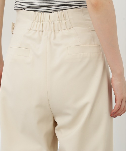 N.(N. Natural Beauty Basic)(エヌエヌナチュラルビューティーベーシック)の「【S Size Line】◆サイドバックルハイウエストパンツ(スラックス・レディース・オフホワイト/ブルーグレー・SMALL/MEDIUM)」の15枚目の写真