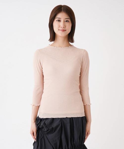 Brahmin(ブラーミン)の「【BRAHMIN】メローフリルカットソー(Tシャツ/カットソー・レディース・グリーン/ブラック/LT.PINK・2)」の13枚目の写真