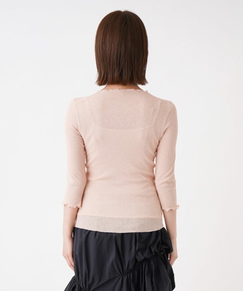 Brahmin(ブラーミン)の「【BRAHMIN】メローフリルカットソー(Tシャツ/カットソー・レディース・グリーン/ブラック/LT.PINK・2)」の16枚目の写真