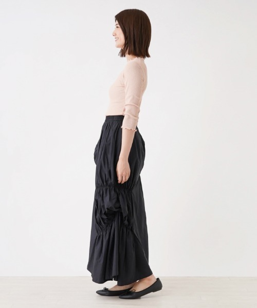 Brahmin(ブラーミン)の「【BRAHMIN】メローフリルカットソー(Tシャツ/カットソー・レディース・グリーン/ブラック/LT.PINK・2)」の22枚目の写真